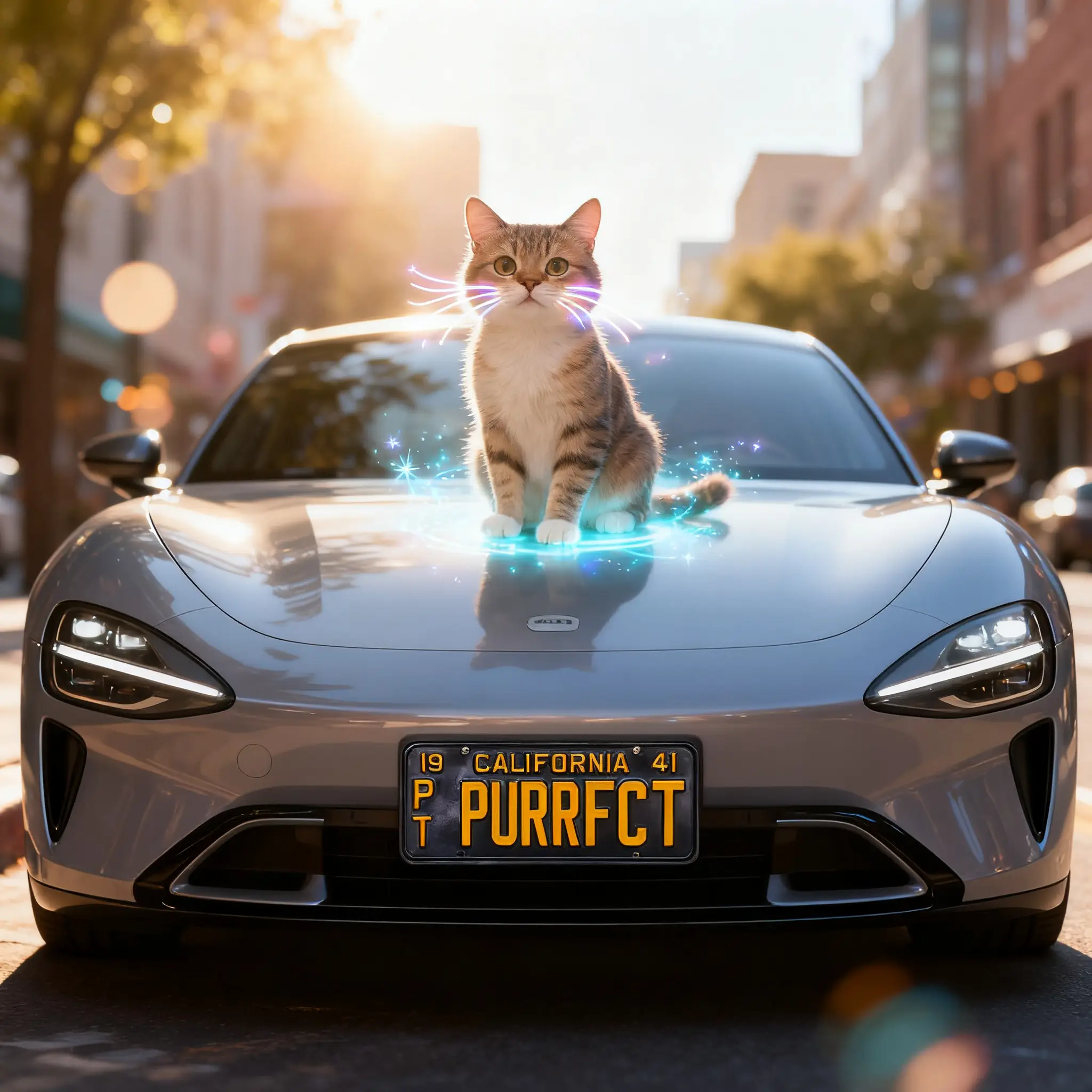 Creative custom license plate ideas for cat lovers featuring cute designs and clever puns